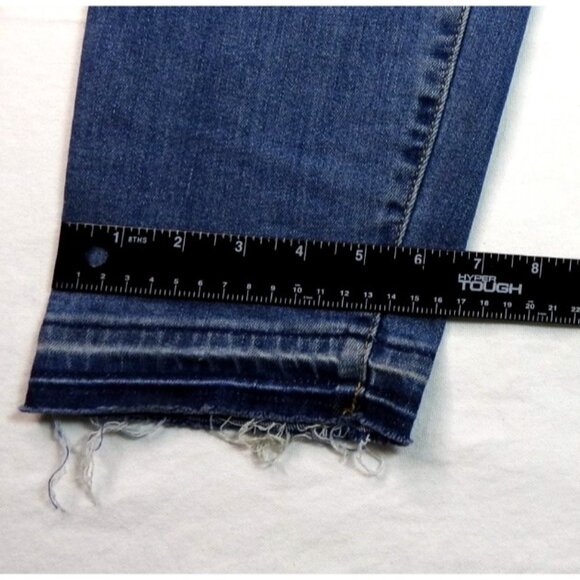 Old Navy Jeans Womens 20 Blue Curvy Mid Rise Skinny Ankle Stretch Denim Casual - Picture 6 of 7